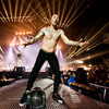Chester Bennington of Linkin Park at The O2